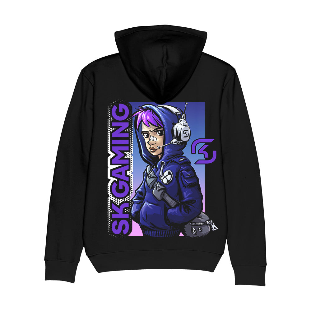 SK Gaming Hero Hoodie Clean Black - SK GAMING SHOP