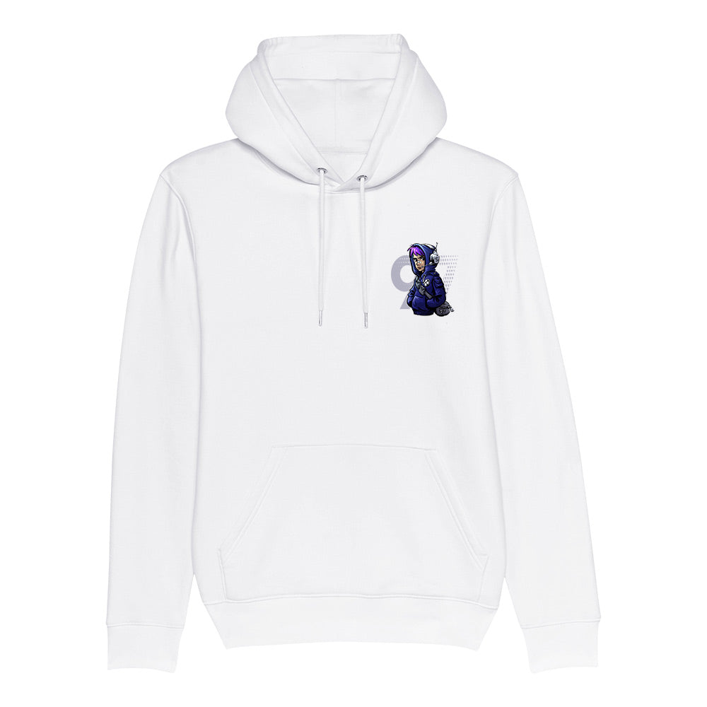 SK Gaming Hero Hoodie Text White - SK GAMING SHOP