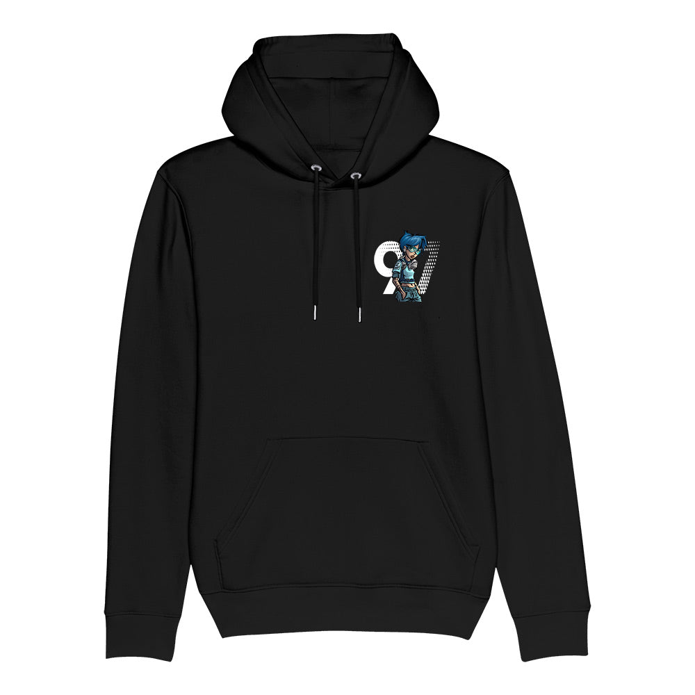 SK Gaming Heroine Hoodie Text Black - SK GAMING SHOP