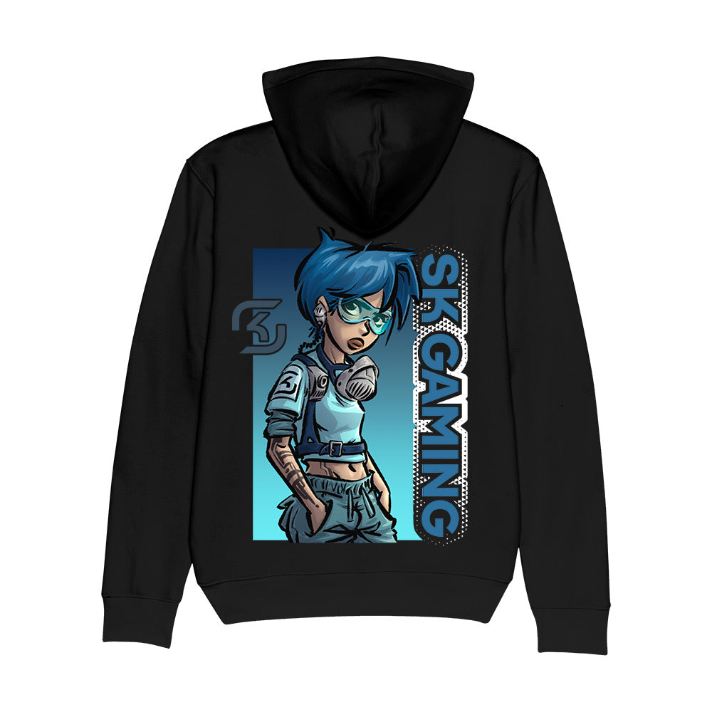 SK Gaming Heroine Hoodie Clean Black - SK GAMING SHOP