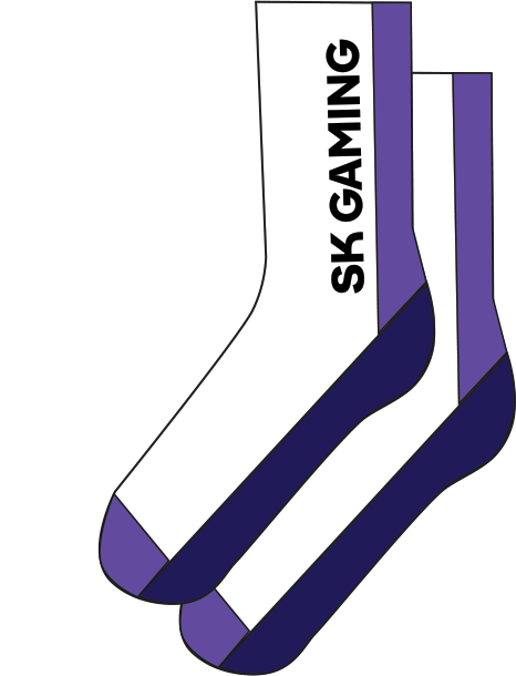 Sports Socks Colorblock Dark