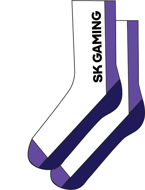 Sports Socks Colorblock Dark - SK GAMING SHOP