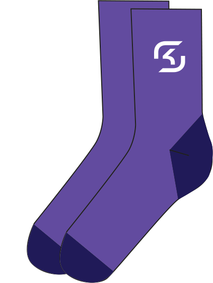 Sports Socks Purple