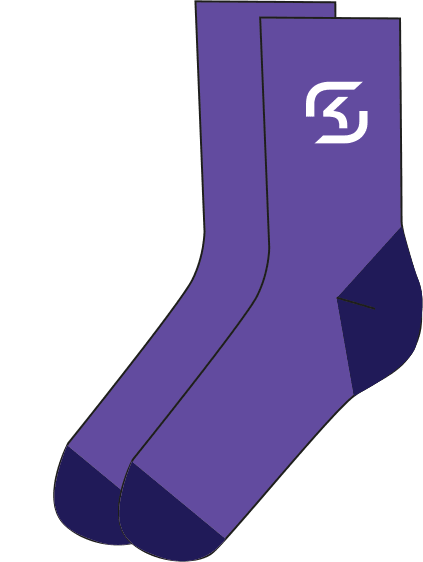 Sports Socks Purple - SK GAMING SHOP