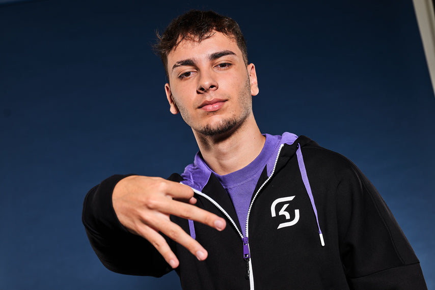 SK GAMING Zip Hoodie Black